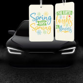 Frühling hat Sprung Luft Freshener Auto Autolufterfrischer