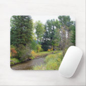 Frühling Herbst durch Bach in Montana Mousepad (Mit Mouse)