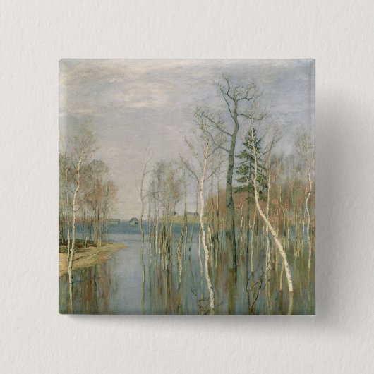 Frühling, Hochwasser, 1897 Button (Vorderseite)