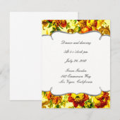 Frühling Hochzeitsempfang Karte (Vorne/Hinten)
