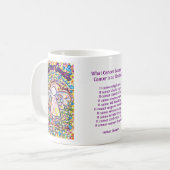 Frühling Hört Engelkrebs kann Kaffeepusche nicht g Kaffeetasse (Vorderseite Links)