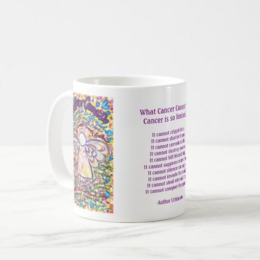 Frühling Hört Engelkrebs kann Kaffeepusche nicht g Kaffeetasse (Vorderseite Links)