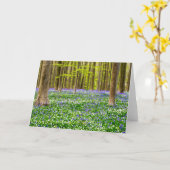 Frühling im Blauen Wald Karte (Gelbe Blume)
