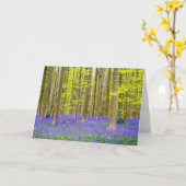 Frühling im Blauen Wald Karte (Gelbe Blume)