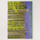 Frühling im Blauen Wald Puzzle (Vertikal)