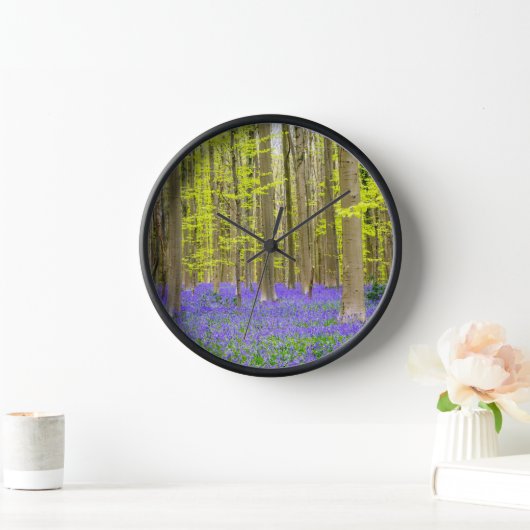 Frühling im Blauen Wald Uhr (Zuhause)