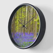 Frühling im Blauen Wald Uhr (Winkel)