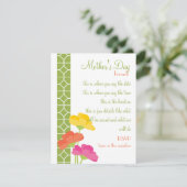 Frühling im Blut Einladung (Stehend Vorderseite)