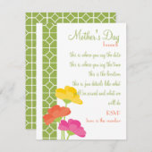 Frühling im Blut Einladung (Vorne/Hinten)