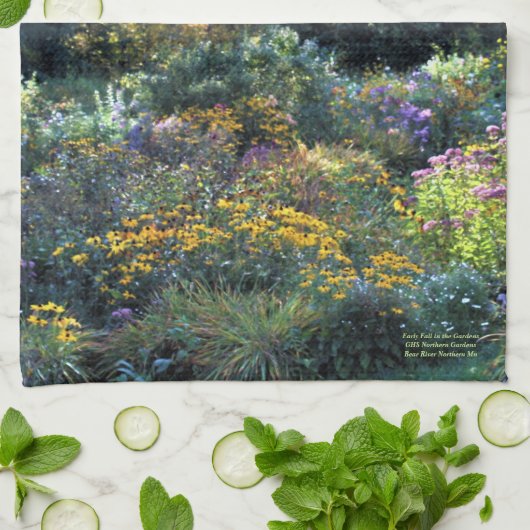 Frühling im Garten Geschirrtuch (Gefaltet)