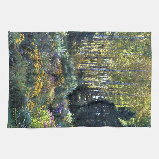 Frühling im Garten Geschirrtuch (Horizontal)