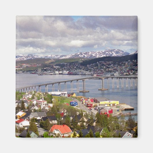 Frühling im Nordmagnet Magnet (Vorne)