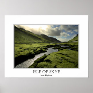 Frühling im schottischen Hochland Poster