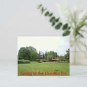 Frühling im Usonian Inn Postkarte (Stehend Vorderseite)