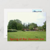 Frühling im Usonian Inn Postkarte (Vorne/Hinten)