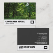 Frühling im Wald 01 Visitenkarte (Vorne/Hinten)