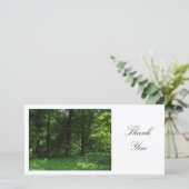 Frühling im Wald 02 - Danke (Stehend Vorderseite)