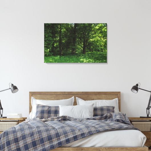 Frühling im Wald 02 Leinwanddruck (Insitu (Schlafzimmer))