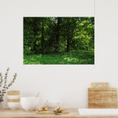 Frühling im Wald 02 Poster (Küche)