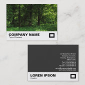 Frühling im Wald 02 Visitenkarte (Vorne/Hinten)