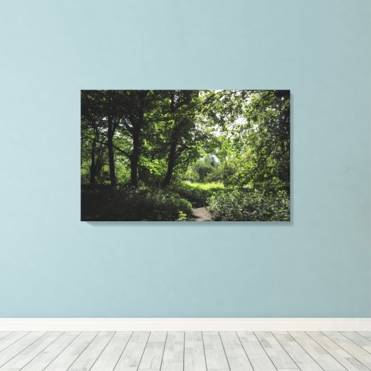 Frühling im Wald 03 Leinwanddruck (Insitu (Holzboden))