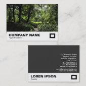 Frühling im Wald 03 Visitenkarte (Vorne/Hinten)