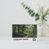 Frühling im Wald 03 Visitenkarte (Stehend Vorderseite)