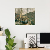 Frühling im Wiener Wald Poster (Heimbüro)