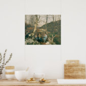 Frühling im Wiener Wald Poster (Küche)