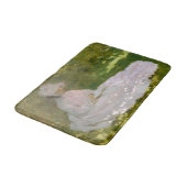 Frühling, impressionistisches Porträt, Claude Mone Badematte (Schrägansicht)
