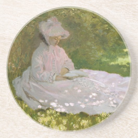 Frühling, impressionistisches Porträt, Claude Mone Getränkeuntersetzer (Vorne)