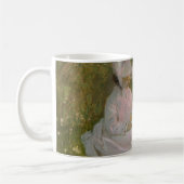 Frühling, impressionistisches Porträt, Claude Mone Kaffeetasse (Links)