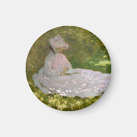 Frühling, impressionistisches Porträt, Claude Mone Magnet (Vorne)