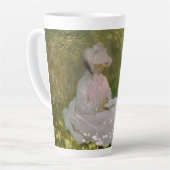 Frühling, impressionistisches Porträt, Claude Mone Milchtasse (Linke Ecke)
