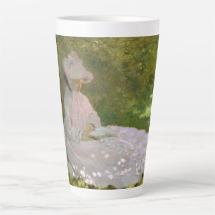 Frühling, impressionistisches Porträt, Claude Mone Milchtasse