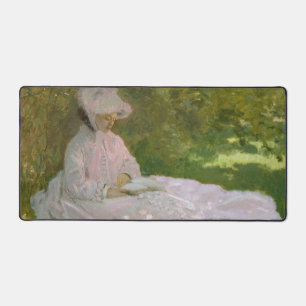 Frühling, impressionistisches Porträt, Claude Mone Schreibtischunterlage