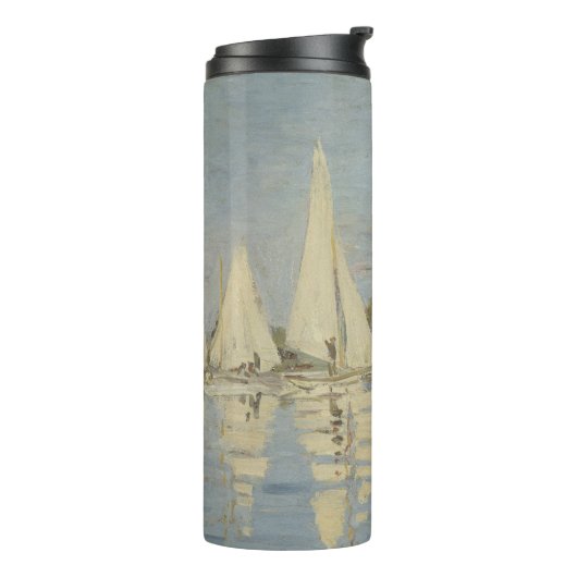 Frühling, impressionistisches Porträt, Claude Mone Thermosbecher (Nach links gedreht)