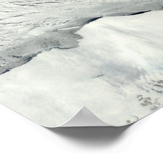 Frühling in der Antarktis Poster (Ecke)