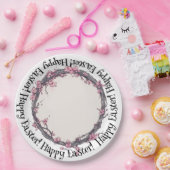 Frühling in der Kirschblütenhütte, Pappteller (Party)