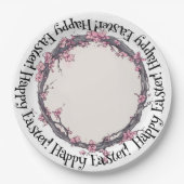 Frühling in der Kirschblütenhütte, Pappteller (Vorderseite)