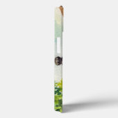 Frühling in der kleinen Stadt auf dem Fluss Case-Mate iPhone Hülle (Rückseite / Rechts)