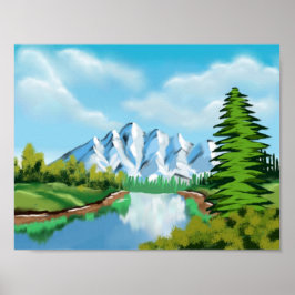 Frühling in der Naturkunst Poster