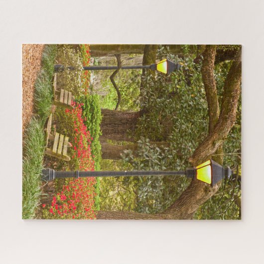 Frühling in der Savanne, GA, Forsyth Park, Puzzle (Horizontal)