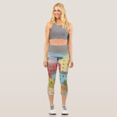 Frühling in der Stadt Capri Leggings (Vorderseite)