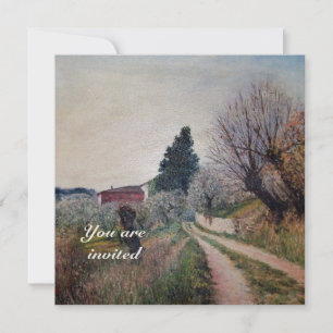 FRÜHLING IN DER TUSKANA gold Einladung