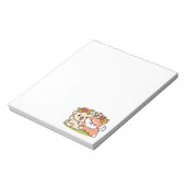 Frühling in Farbe - Adorable Hunde Illustration Notizblock (Rotiert)