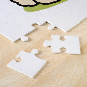 Frühling in Farbe - Adorable Hunde Illustration Puzzle (Seite)