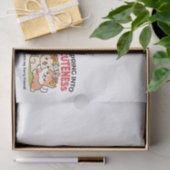 Frühling in Farbe - Adorable Hunde Illustration Seidenpapier (Geschenk)