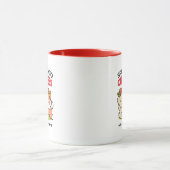 Frühling in Farbe - Adorable Hunde Illustration Tasse (Zentrum)