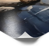 Frühling in Garten Fotodruck (Ecke)